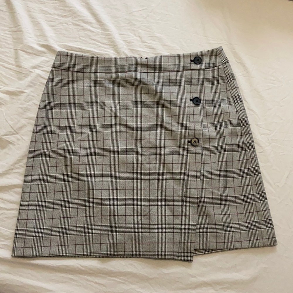 Loft Plaid Skirt